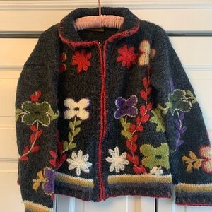 Erika Multicolor Floral Cardigan Sweater